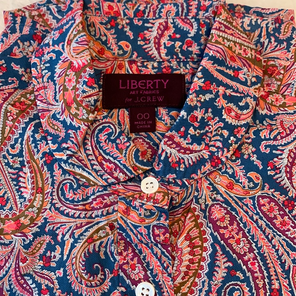 NEW LIBERTY OF LONDON LONG SLEEVE SHIRT